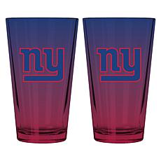Memory Company NFL Giants 16oz Ombre Pint Glasses - 2-pack