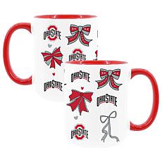 Memory Company Ohio State 2pk 15oz Bow Coffee Mug