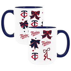 Memory Company Twins 2pk 15oz Bow Coffee Mug