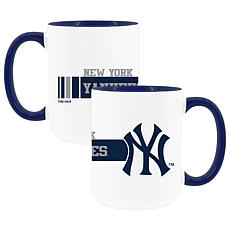 Memory Company Yankees 2 pack 15oz Coffee Mug