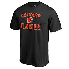 Men's Black Calgary Flames Victory Arch T-Shirt