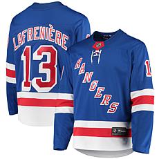 Men's Fanatics Alexis Lafrenière Blue New York Rangers Premier Brea...