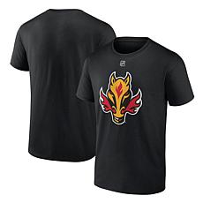 Men's Fanatics Black Calgary Flames Authentic Stack Alternate T-Shirt