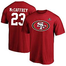 Men's Fanatics Christian McCaffrey Scarlet San Francisco 49ers Supe...