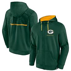 Men's Fanatics  Green Green Bay Packers Defender Evo Full-Zip Hoodie