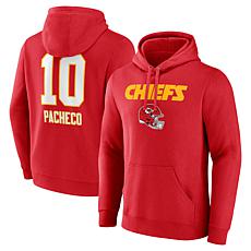 Men's Fanatics Isiah Pacheco Red Kansas City Chiefs Team Wordmark P...