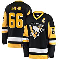 Men's Fanatics Mario Lemieux Black Pittsburgh Penguins Premier Brea...