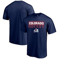 Men's Fanatics Navy Colorado Avalanche Gain Ground T-Shirt