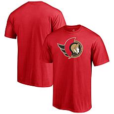 Men's Fanatics Red Ottawa Senators Primary Logo Team T-Shirt