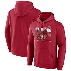 Men's Fanatics  Scarlet San Francisco 49ers 2023 NFC Champions Home...