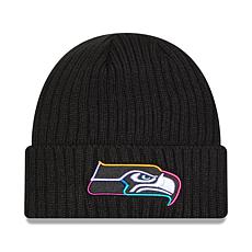 Men's New Era Black Seattle Seahawks 2024 NFL Crucial Catch Cuffed ...