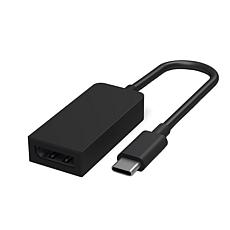 Microsoft USB-C-to-DisplayPort Adapter in black