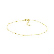 Midas Chain 14K Yellow Gold 2mm Bead Adjustable Ankle Bracelet