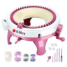 Milex 48-Needle Knitting Machine with Accessory Kit