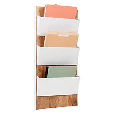 Mind Reader 3 Tier Wall Mounted File Organizer 