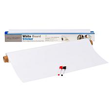 Mind Reader Adhesive Dry Eraseboard Roll 2 Dry Erase Markers