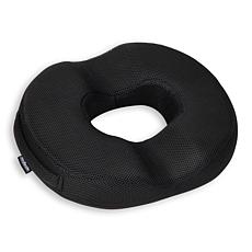 Mind Reader Donut Pillow Seat Cushion with Air Cloud Technology Black