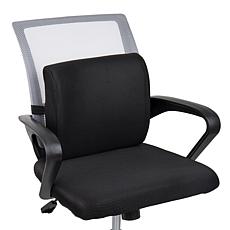 Mind Reader Ergonomic Lower Back Cushion Office Chair Memory Foam
