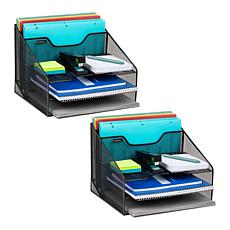 Mind Reader Mesh 5-tray Desk Organizer 
