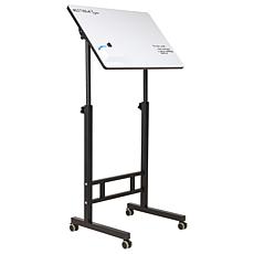 Mind Reader Standing Whiteboard Desk with Adjustable Height