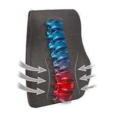 Mind Reader Vertical Back Rest Back Posture Corrector Gray