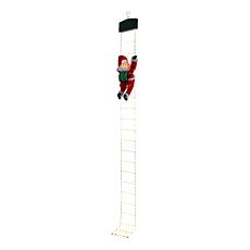 Mr. Christmas 23" Rope Ladder Climbing Santa