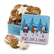Mrs. Fields Large Holiday Peace, Love & Cookies Tin 12/5 Delivery