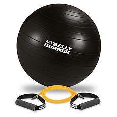 My BellyBurner Exercise Ball and Resistance Band Set