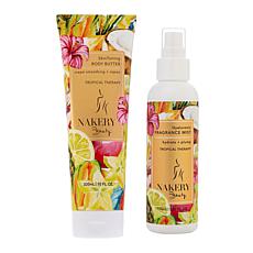 Nakery Beauty Tropical Therapy Body Butter & Fragrance Mist