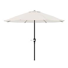 Nature Spring 9' Patio Umbrella with Easy Crank - Tan