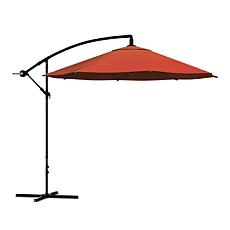 Nature Spring Cantilever Easy Crank Hanging Outdoor Shade - Orange