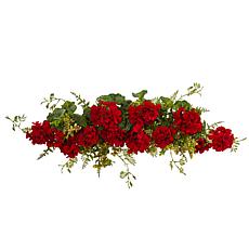 Nearly Natural 32" Geranium and Berry Swag