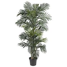 Nearly Natural 6.5' Golden Cane Palm Silk Tree