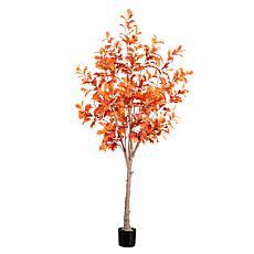 Nearly Natural 8’ Autumn Oak Artificial Fall Tree