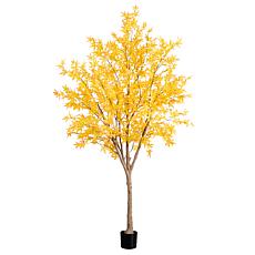 Nearly Natural 9’ Autumn Maple Artificial Fall Tree