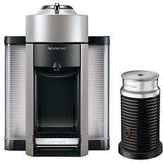 Nespresso Vertuo Silver Single-Serve Machine w/Aeroccino Frother