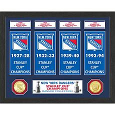 New York Rangers 4x Stanley Cup Champions Commemorative Frame