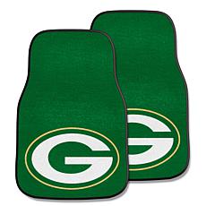 NFL Green Bay Packers 2-piece Carpet Car Mat Set