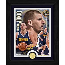 Nikola Jokic 13"x16" Framed Collectible with Bronze Coin