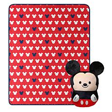 Northwest 40"W x 50"L Mickey Mouse Hugger & Throw