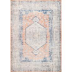 nuLOOM Jacquie Machine Washable Vintage Floral 3' x 5' Area Rug 
