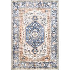 nuLOOM Jacquie Vintage Floral Area Rug 5' x 7' 5" Blue