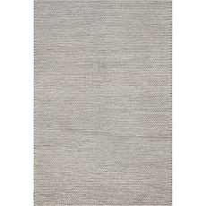 nuLOOM Penelope Braided Wool Area Rug 3' x 5' Light Gray