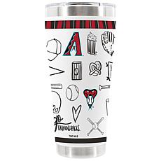 Official MLB 30oz Stainless Steel Tumbler Arizona