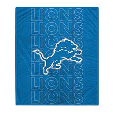 Officially Licensed 60" x 70" Prima Fleece Echo Throw Blanket - Lions 