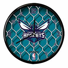 Officially Licensed Charlotte Hornets Team Net Clock 