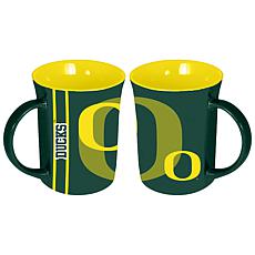 Officially Licensed College Team Spirit 15oz Ceramic Mug 2pk Oregon 