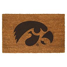 Officially Licensed Colored Logo Door Mat - Iowa
