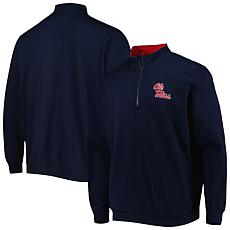 Officially Licensed Colosseum Navy Tortugas Quart Sweatshirt - Rebels 