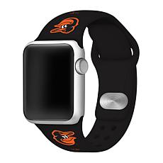 Officially Licensed MLB 42mm/40mm Silicone Apple Watchband - Orioles